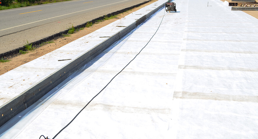 carded products Geotextiles for use in road construction