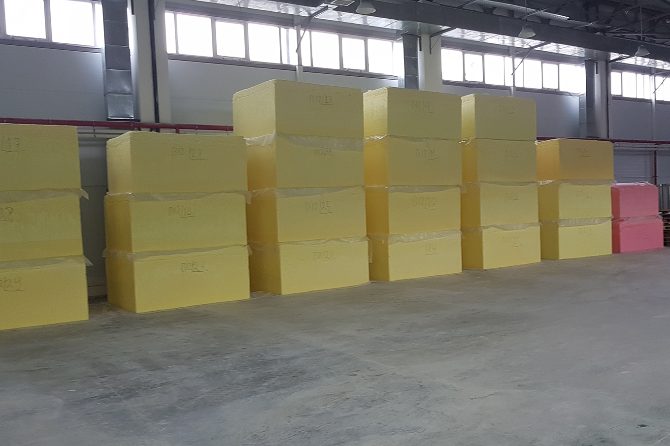 polyurethane foam blocks